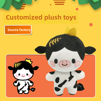 Figurines d'action en peluche sur mesure Mascotte de l'école d'entreprise Conception de petites poupées Traitement des échantillons Commandez votre propre personnalisation