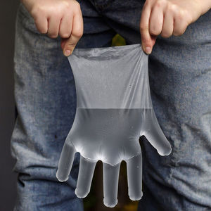 Gants jetables en polyéthylène chloré Jiada pour le lavage de la vaisselle, le lavage des légumes, la cuisson et la préparation des écrevisses - Product Image 3