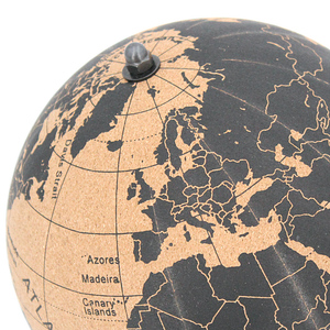 Giới hạn thời gian cung cấp thế giới toàn cầu rõ ràng nút chai toàn cầu như một ý tưởng quà tặng cho globetrotters với pins mapas de corcho <span class=keywords><strong>Globe</strong></span> terrestre - Product Image 3