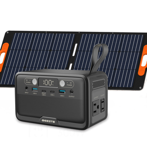 Solar Ready 100W Portable Power Station USB-C 45W Fast Charging <b>LED</b> Light AC Outlet for Home Backup Outdoor Emergency Camping - Product Image 1