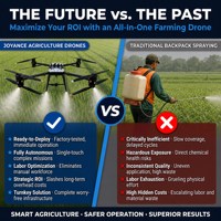 Drone agricole tout-en-un pour la distribution d'engrais et la pulvérisation contre les maladies des cultures, avec moteur et propulseur