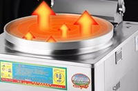 Four à crêpes au gaz GPL pour cuisine familiale et commerciale, état neuf, 220v, revêtement antiadhésif, garantie 1 an