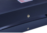 Caja de Archivo de Oficina de Polipropileno, Caja para Documentos A4 con Clip de Presión, Almacenamiento de Archivos de Tres Pulgadas con Etiqueta de Clasificación