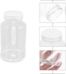 75ml 120ml 150ml <b>200ml</b> Custom Color Label PET Pharmaceutical Vitamin Capsule Supplement Packaging Screw Cap Screen Printed Pills - Product Image 3