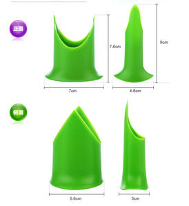 2025 <span class=keywords><strong>TV</strong></span> Venta caliente Utensilios de cocina 2 en 1 Pimienta <span class=keywords><strong>Chili</strong></span> Jalapeño Corer Removedor de semillas Pimienta vegetal Cortador de Chile Corer Slicer - Product Image 5