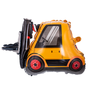 Bande dessinée Construction voiture Grab Digger chariot élévateur voiture feuille ballon <span class=keywords><strong>tracteur</strong></span> enfants garçons cadeaux anniversaire bébé douche fête décorations - Product Image 2