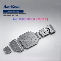 Plaque de protection de châssis en alliage d'aluminium haute résistance 5 et 8 mm pour Dongfeng MHERO M817 et Dongfeng Mengshi