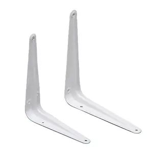 UK London White Shelf Bracket Wall Brackets For Shelves Shelving Pack Supports