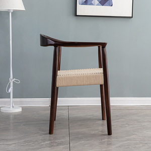 Silla de Comedor Contemporánea de Madera Maciza de Lujo con Tapicería de Cuero <span class=keywords><strong>Blanco</strong></span>, Diseño de Cabeza de León, Patas de Metal, para Hogar, Bar y Parque - Product Image 2
