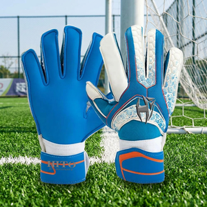 High Quality Premium Light Weight High Design Goal Unisex Custom Goal Keeper Gloves Silicon Printing Customized logo - Product Image 4