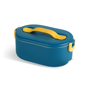 custom logo 220v outdoor portable leakproof metal bento lunch box set 800ml stainless steel food warmer electric lunch boxes