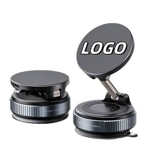 X323 Boneruy X68w New Charging Model Single Folding Universal Suction Cup Car Mobile Phone Holder Magnetic Car Dashboard <b>Stand</b> - Product Image 1