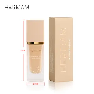 Professional Waterproof Vegan Spf Foundation Full Coverage Makeup Liquid Private Label Foundation