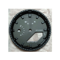 Kit de modification de cadran de montre en laiton noir pour Casioak Gshocks GA2100 - Remplacement du cadran - Kit DIY léger