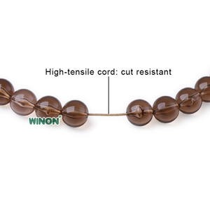 Nuovo Design Winon: Perline di Preghiera Musulmane in Resina Marrone Tè da 10mm, Misbaha Islamica, Regalo per Eid e Ramadan - Product Image 4