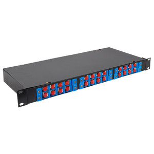 1RU Fixed FOBOT abgewinkelt 24 Fasern Glasfaser Patch panels Hersteller - Product Image 4