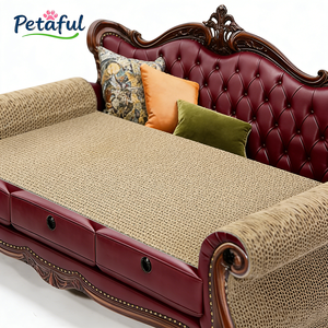 Customized Luxury High Quality Eco-Friendly Interactive <strong>Pet</strong> Toy Sofa-shaped Modern Corrugated Cat Scratcher Durable Carton - Product Image 4