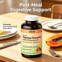 Comprimés Digestifs Premium Enzyme de Papaye avec Chlorophylle Favorisent une Digestion Saine et un Confort Intestinal pour le Bien-être Quotidien