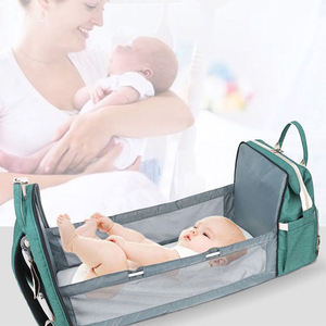 <span class=keywords><strong>Baby</strong></span> <span class=keywords><strong>Bag</strong></span> Fralda Sacos Múmia Saco Berço Portátil Pacote Multifuncional Mochila Viagem Expansível <span class=keywords><strong>Baby</strong></span> <span class=keywords><strong>Bed</strong></span> para Mãe 1pcs/color - Product Image 2