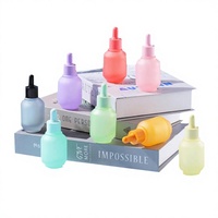 Bouteilles compte-gouttes en verre mat les plus vendues, personnalisables, colorées, 30 ml, imprimées sur mesure pour huiles essentielles