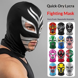 Maschera Estiva per Motociclisti Compatibile con Casco, Stampa <span class=keywords><strong>Spider</strong></span>-<span class=keywords><strong>Man</strong></span>, Unisex, in Seta di Latte con Tre Fori - Product Image 1