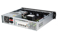 Boîtier de serveur 2u à très courte profondeur de stockage, châssis de serveur en rack, boîtier d'ordinateur industriel avec Position de carte mère Micro Atx