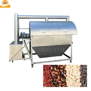 Kleine Commerciële Handleiding Arachide Pinda Noten Koffiebrander Sorteren Droog Roosteren Oven Cooling Machine In India Voor Verkoop