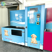 Borne de lavage pour chiens et chats anti-corrosion, à démarrage par bouton, pour parcs communautaires et usage professionnel