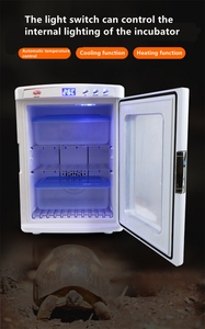 25L đen làm mát và sưởi ấm 5 đến 60 độ bò sát kỹ thuật số trứng lồng ấp cho nở - Product Image 4