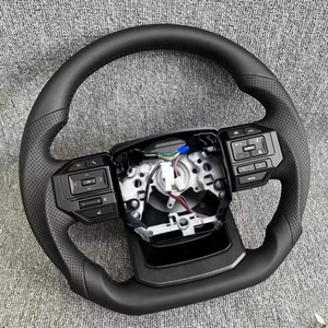 Modification du volant en cuir de Fiber de carbone pour <span class=keywords><strong>Toyota</strong></span> <span class=keywords><strong>Corolla</strong></span> LC300 Hilux Fortuner Land Cruise <span class=keywords><strong>GR</strong></span> volant de voiture - Product Image 6