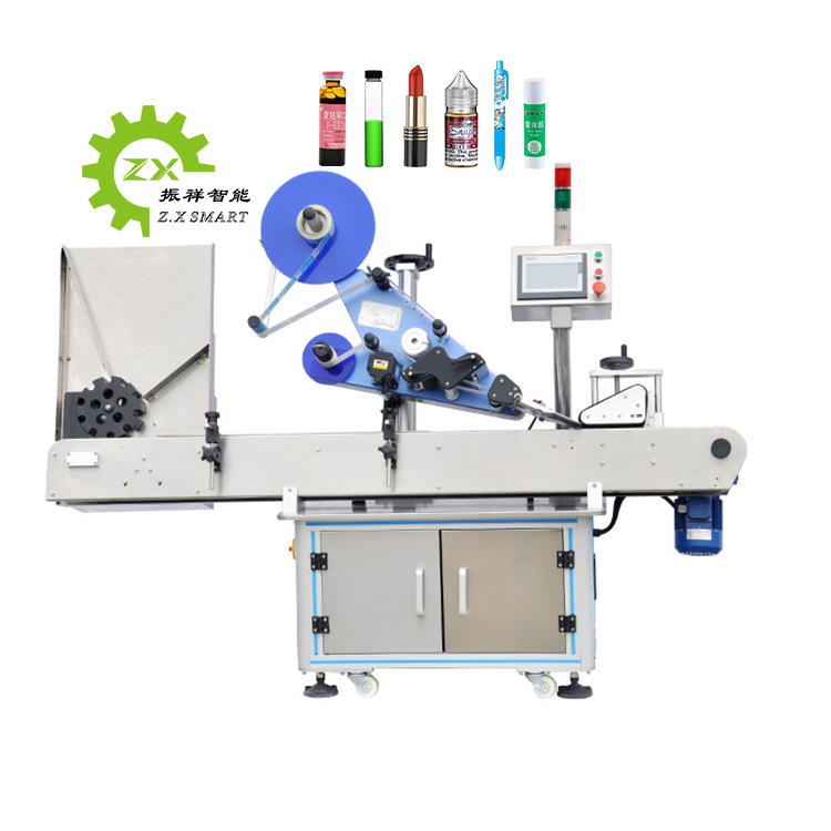 Big Candle Cigar Machine With Conveyor For Sale Automatic Horizontal Sticker Labeling Machine