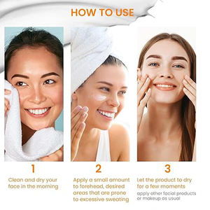 Loción Antitranspirante de Marca Blanca con Ingredientes Botánicos Calmantes y Control de Grasa para Detener la Sudoración Excesiva en el Cuidado Facial Diario - Product Image 4