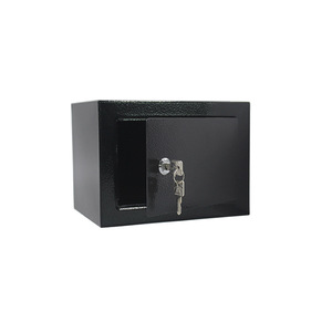 Safe Key-Operated Mini Steel Anti-Theft Safe <b>Box</b> 17x23x17cm for Private Household HYYSAFE HYY17 in Stock - Product Image 1