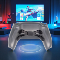Pagaie ergonomique antidérapante en plastique solide pour manette PS5 – Pièce de rechange personnalisable avec 4 boutons arrière