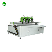Fresadora CNC de 5 Ejes de Fábrica China para Espuma EPE XPE EVA, Cortadora Plotter CNC de Cuatro Cabezales, Máquina de Corte CNC de Cuchilla Oscilante de 4 Cabezales