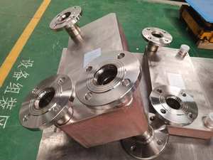 Échangeur de chaleur à plaques brasées K040-52 Échangeur de chaleur à plaques brasées pour pompe à chaleur Personnalisé avec divers matériaux - Product Image 3