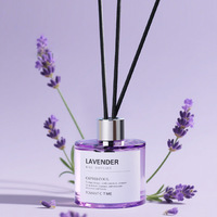 Diffuseur de parfum d'intérieur artisanal sans flamme ni alcool, à bâtonnets de rotin, longue durée, 50 ml, 15-30 jours