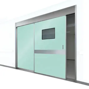 Автоматическая Больничная герметичная раздвижная дверь, дверь для чистых помещений, дверь icu