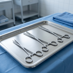 Kit chirurgical Baby-doyen Pinces intestinales 18 cm 7'' Mayo-Robson & 25 cm 10'' Kocher Certifié CE Classe I - Product Image 3