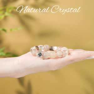 Bracelet en pierres naturelles, bijoux élastiques faits à la main pour femmes et hommes, accessoires de mode pour tous les jours et cadeaux en gros - Product Image 2