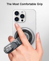 Support de téléphone magnétique ergonomique en métal, rotatif à 360°, pliable et réglable, compact, pour bureau – Vente chaude usine OEM/ODM