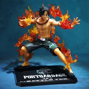 Ensemble de figurines en PVC, poing de feu, <span class=keywords><strong>Luffy</strong></span>, <span class=keywords><strong>Ace</strong></span>, Zoro, Sanji, figurines décoratives, jouet d'anniversaire pour garçons - Product Image 3