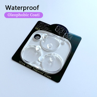 Protection d'objectif d'appareil photo en verre trempé ultra-fin 3D HD transparent de haute qualité, dureté 9H, anti-rayures pour téléphone portable (vente en gros)
