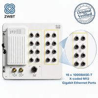 Cisco Switch Catalyst IE-3400H-16T-E Hochleistungs-IP67-Switch 16x 1G M12 X-Coded -40°C bis 75°C Wandmontage Lüfterloser Netzwerk-Essentials-Switch