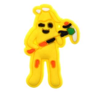 Étiquette en caoutchouc 3d souple de forme personnalisée de dessin animé fait main créatif - Product Image 4