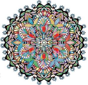 <span class=keywords><strong>Mandala</strong></span> Set DIY Diamant <span class=keywords><strong>Peinture</strong></span> Kits Avec Cristal Partiel Diamant pour La Maison Décoration Murale Cadeau - Product Image 1