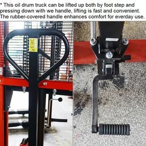 Carretilla Hidráulica para Manipulación de Barriles de Aceite Fabricada en China, Equipo de Manipulación de Barriles de Fácil Operación, Elevador de Barriles de Acero de 55 Galones - Product Image 6
