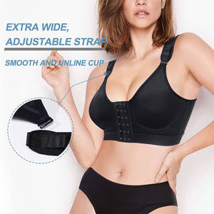 <span class=keywords><strong>Soutien</strong></span>-<span class=keywords><strong>gorge</strong></span> de Compression <span class=keywords><strong>postopératoire</strong></span> <span class=keywords><strong>Soutien</strong></span> Pour Sein Bralette Top Femmes Plus Size Front Hooks Post Surgery Bra - Product Image 4