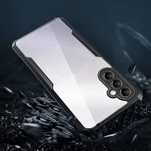 Cover per <span class=keywords><strong>Samsung</strong></span> <span class=keywords><strong>Galaxy</strong></span> A16 A15 A14 A13 LTE A12 A11 A10 A10S, resistente alle cadute, ultrasottile, traspirante, con cornice nera in acrilico - Product Image 4