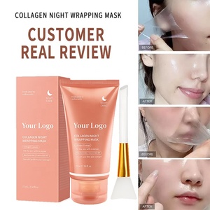 Cosmétiques coréens pour <span class=keywords><strong>masque</strong></span> facial hydratant, <span class=keywords><strong>masque</strong></span> enveloppant au collagène, hydratant à l'aloe vera, anti-âge, <span class=keywords><strong>masque</strong></span> facial peel-off anti-rides - Product Image 3